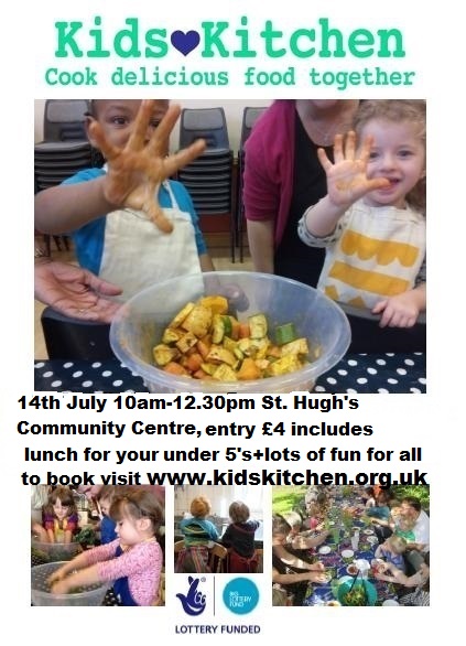 Kids Kitchen - Thursday 14th July 2016 - 10:00am to 12:30pm