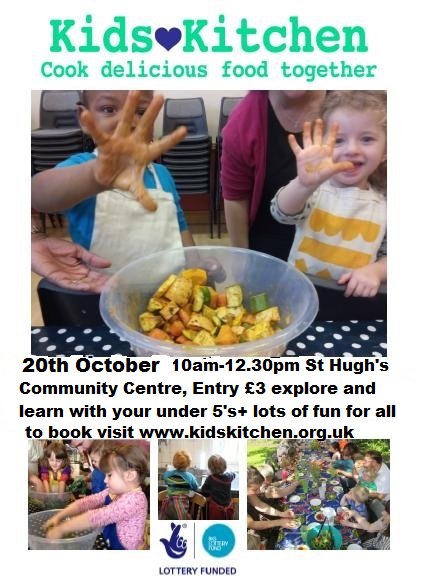 Kids Kitchen - Thursday 20th October 2016 - 10:00am to 12:30pm