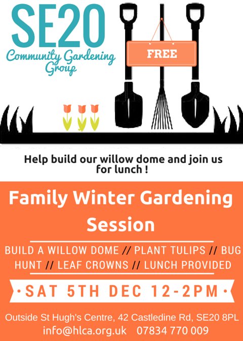 SE20 CGC - Family Gardening Session - Saturday 5th December 2015
